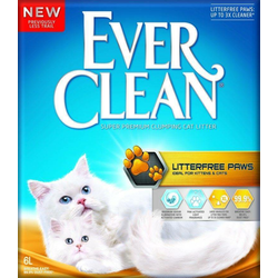 EVER CLEAN Grudvajući posip za mačke Litterfree Paws 6l