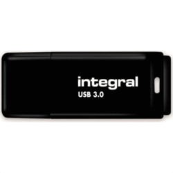 INTEGRAL spominski ključek 64 GB USB 3.0, črn