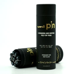 Uni Ball Pin Marker Tube Set 9/1