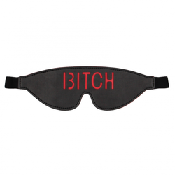 Ouch! Blindfold BITCH Black