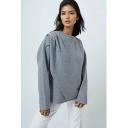 Trend Alacati Stili Ženska bluza Alc-X14710, Siva