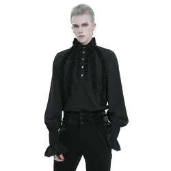 Moška srajca DEVIL FASHION - Black Chiffon - SHT10401