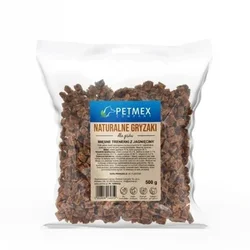 PETMEX Jagnječji trening priboljški - Pasja poslastica, 500 g
