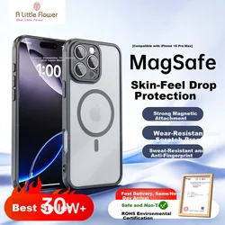 ALittleFlower Maska za mobilni telefon iPhone 16 Pro Max, Providno-crna