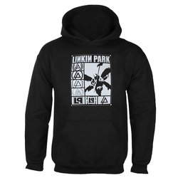 Hoodi moška Linkin Park - Logos Rectangle - ROCK OFF - LPHD18MB
