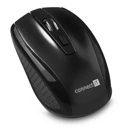 CONNECT IT CI-1223 - Bežični miš 800/1200/1600 DPI 2xAAA crna