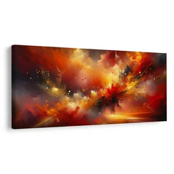 Slika živi abstraktni vihar - 60x30