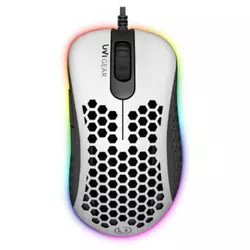 UVI Gear miška LUST (RGB, 16.000 DPI), bela