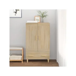 Visoka komoda boja hrasta sonome 70x31x115 cm konstruirano drvo