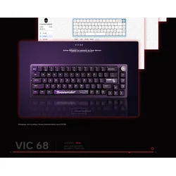 ThundeRobot Tastatura, Žičana, Ljubičasta
