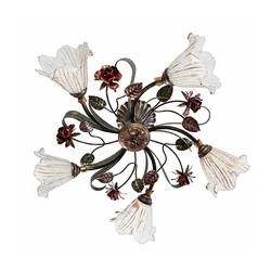 BRILAGI - Plafonski luster ROSE FLOWER 5xE14/40W/230V bronza/patina