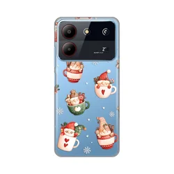 Torbica Silikonska Print za ZTE Blade A54 Ho Ho Ho