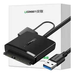 Ugreen cm257 usb 3.0 na sata konvertor sa dc 5.5mm napjanjem ( 60561 )