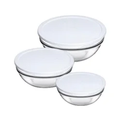 Cinija chef s sa belim poklopcem 14/17/20cm set 3/1