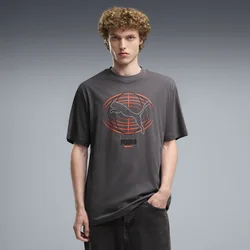 PUMATECH Relaxed Graphic Tee Men, Clothing, Moody Gray, XXL