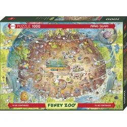 Heye Puzzle Crazy Zoo: Cosmic Pavilion 1000 kosov