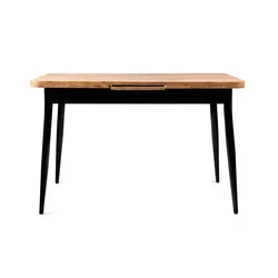 Hanah Home Trpezarijski sto na razvlačenje Ay-1184, 120-150 cm, Smeđi