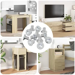 Vijci s konusnom glavom 32727 pcs Srebrno Željezo