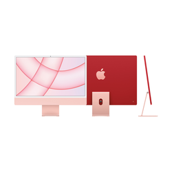 Apple iMac (4 5 K Retina  24 "   2021) - M1 čip  8 GB RAM-a  256 GB SSD-a  8-jezgreni GPU  ružičasti