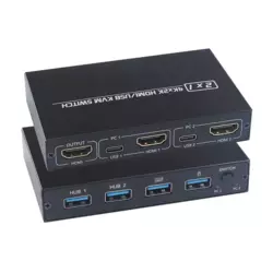 Adapter HDMI AF + USB CF 2xIN - HDMI AF + USB AF OUT, KVM preklopnik