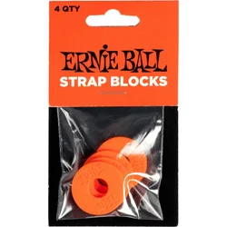Ernie Ball Strap Blocks Strap-locks Red