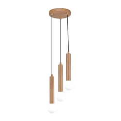 ITALUX PND-33574-3-WD - Luster na sajli FILANO 3xG9/5W/230V braon