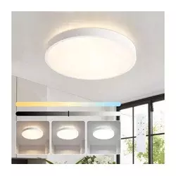 Brilagi - prigušiva LED svetiljka GLASS POOL DOUBLE LED/48W/230V 40 cm bela + daljinski upravljač