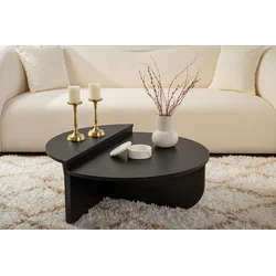 Hanah Home Klub sto-set Orion, 90x60x30, 85x30x35cm, 2 komada, Crni