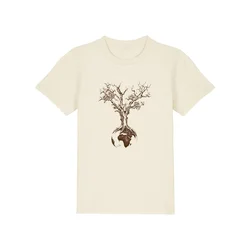 Life-Tree Majica Weltenbaum naravno bela