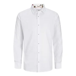 JACK & JONES Srajca Nordic Flores bela