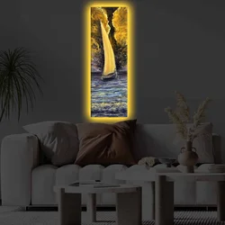 Wallity Slika sa LED osvetljenjem 3090KTLGDACT - 003, 30x90 cm