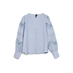 VERO MODA Bluza VMTHEA svetlo modra