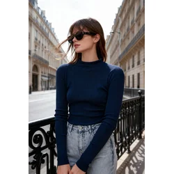 Trendyol Milla Ženska bluza TWOAW21BZ0423, Tamnoplava