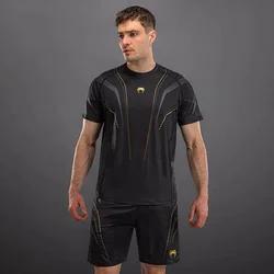Venum Streamline Dry Tech Majica Crno/Zlatna XXL