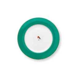 Pip Studio Komplet krožnikov Love Birds Emerald 17 cm 6-pack