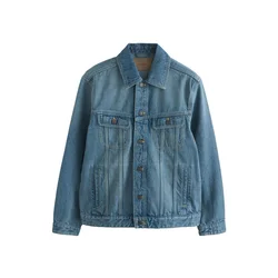 Next Prehodna jakna moder denim