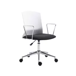 Office elegant - Daktilo stolica 3118-6 Belo-Crna