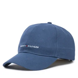 Tommy Hilfiger Kapa s šiltom Th Foundation Soft AM0AM14511 Modra