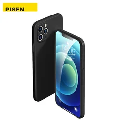 Pisen Maska za mobilni telefon iPhone 12 Pro Max, Crna