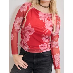 Sinsay - Bluza dugih rukava - crvena