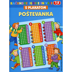 KNJIGA POŠTEVANKA S PLAKATOM