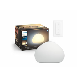 PHILIPS Stona lampa Wellner Hue bela