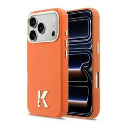 Maska Karl Lagerfeld Karl Head Logo Magsafe za iPhone 17 Pro narandzasta