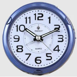 Kvarčna budilka BB 08604 modra Popolna