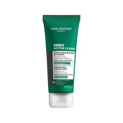 Yves Rocher Maska za dubinsko čišćenje lica i pora, Sa aktivnim ugljem, 75ml