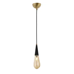 Opviq Luster AV-4236-1E, 90x10cm, IP20, 220V-240 V, Zlatno-crne boje