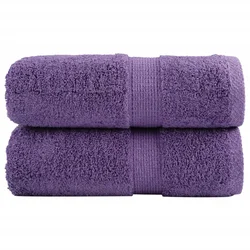 Premium ručnici za pranje SOLUND 2 kom. ljubičaste 30x30 cm 600 g/m2