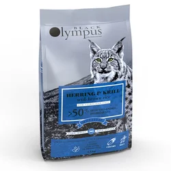 Black Olympus Cat Sterilized Herring & Krill 1,5 kg