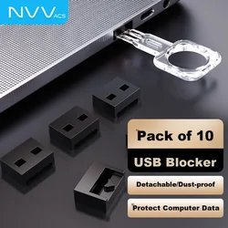 NVV Bezbednosna brava za USB portove, 10 komada, Crna