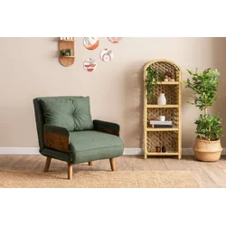ATELIER DEL SOFA Sofa-krevet sa 1 sedaljkom Cosmo Single Green